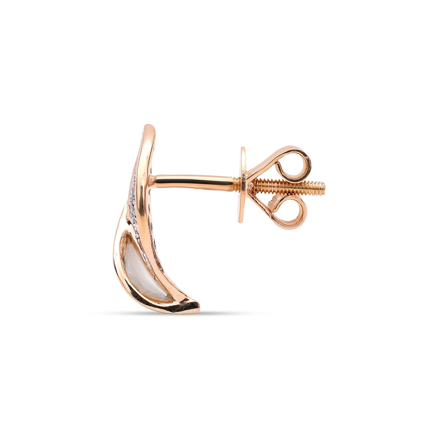 The Twin Leaf Diamond Studs