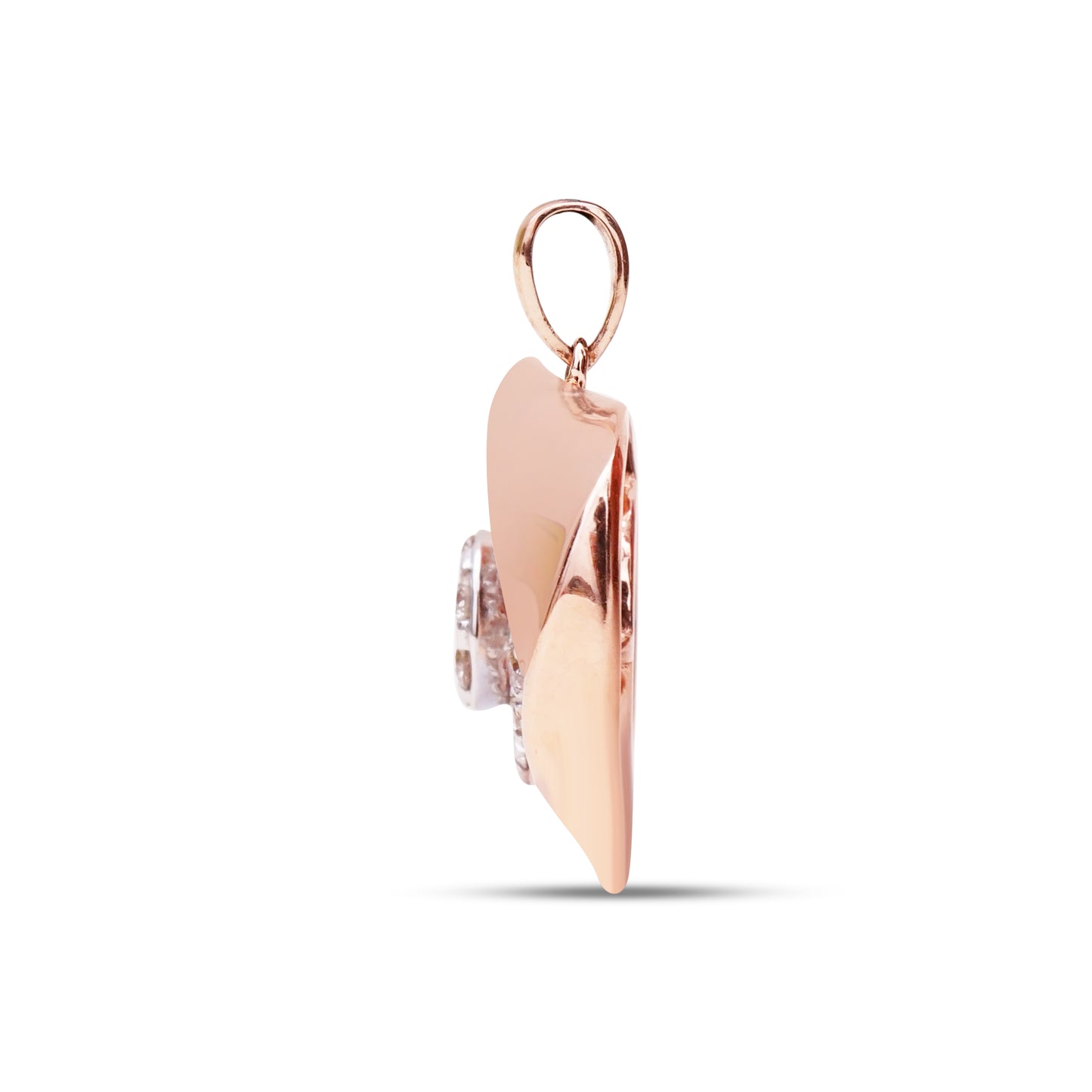 The Melting Heart Diamond Pendant Set