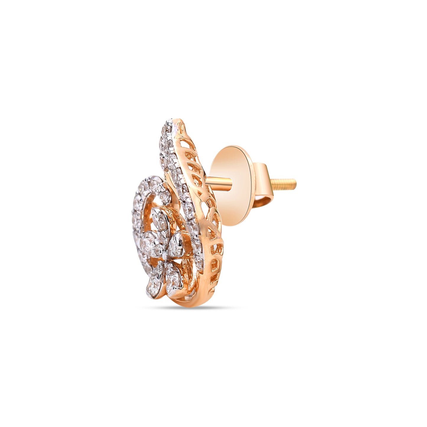 The Paisley Bloom Diamond Studs