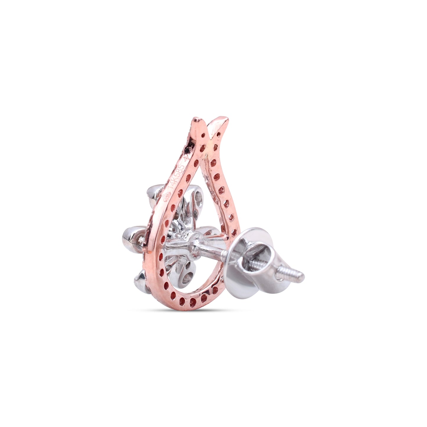 The Petal Prism Diamond Studs