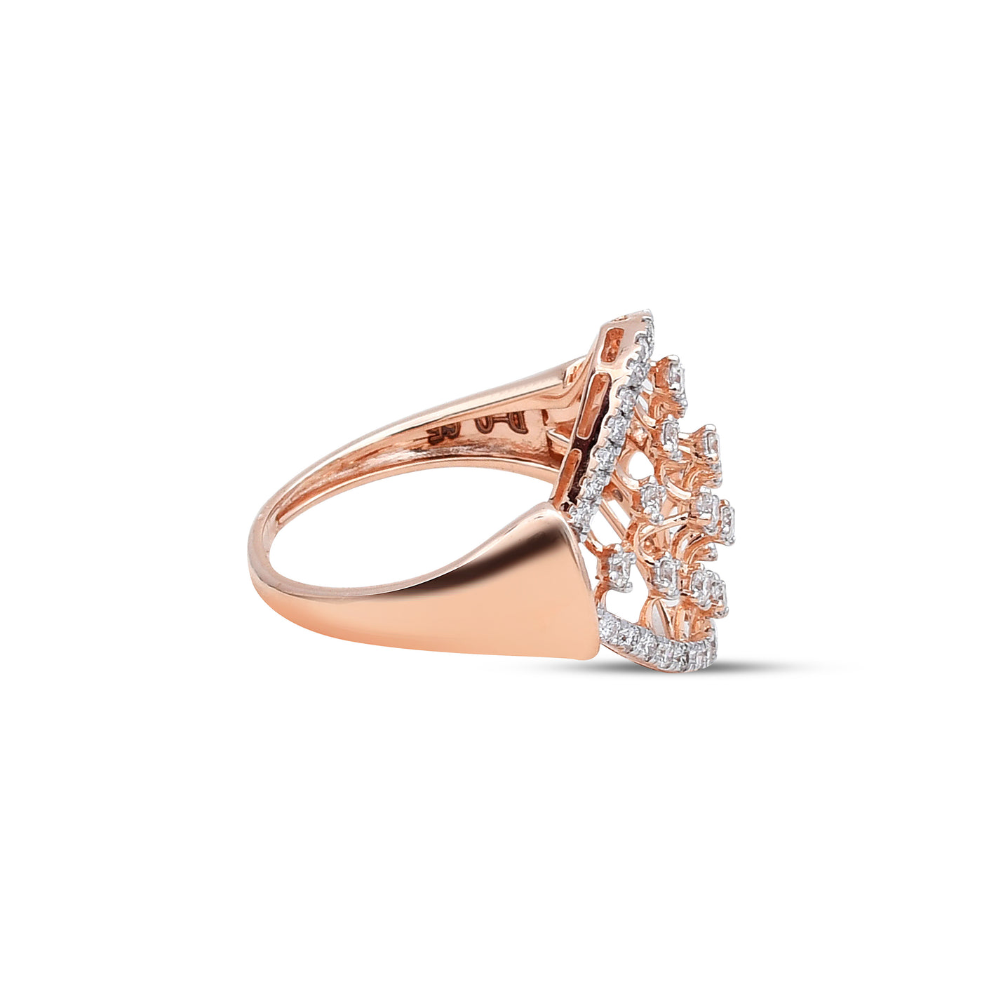 The Honeycomb Diamond Ring