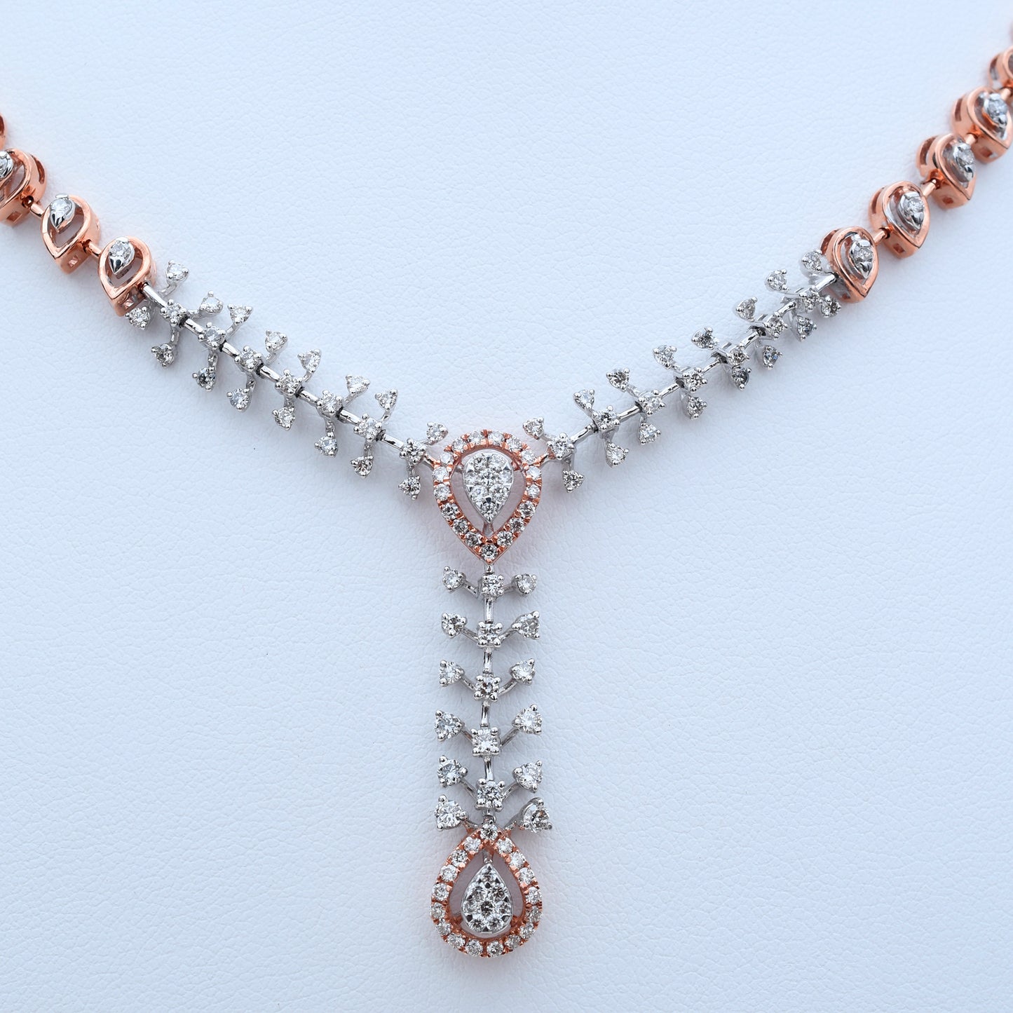 The Love Knot Diamond Necklace Set