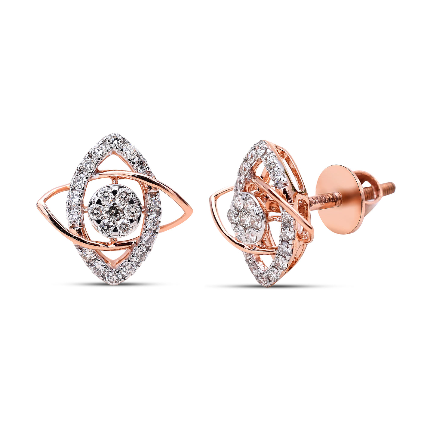 The Atom Diamond Studs