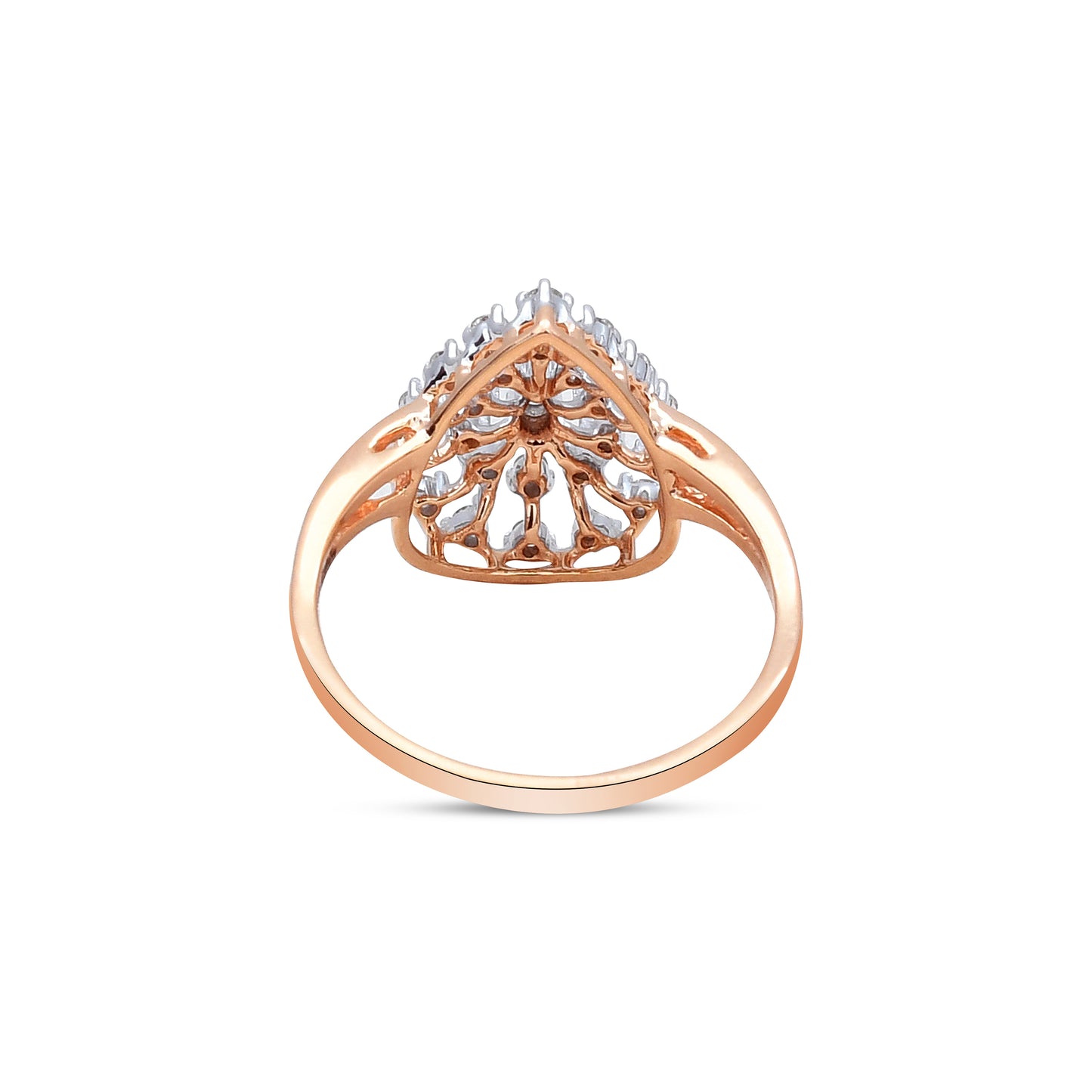The Opulent Pear Diamond Ring
