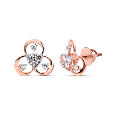 The Tulip Diamond Studs