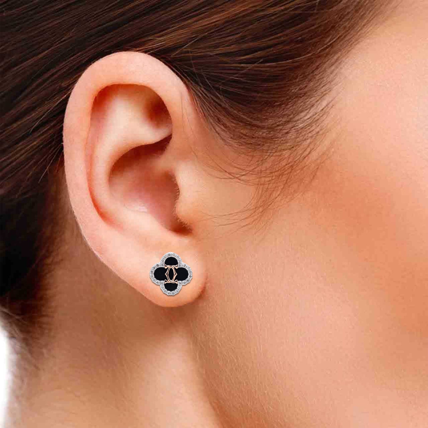 The Rose Queen Diamond Studs
