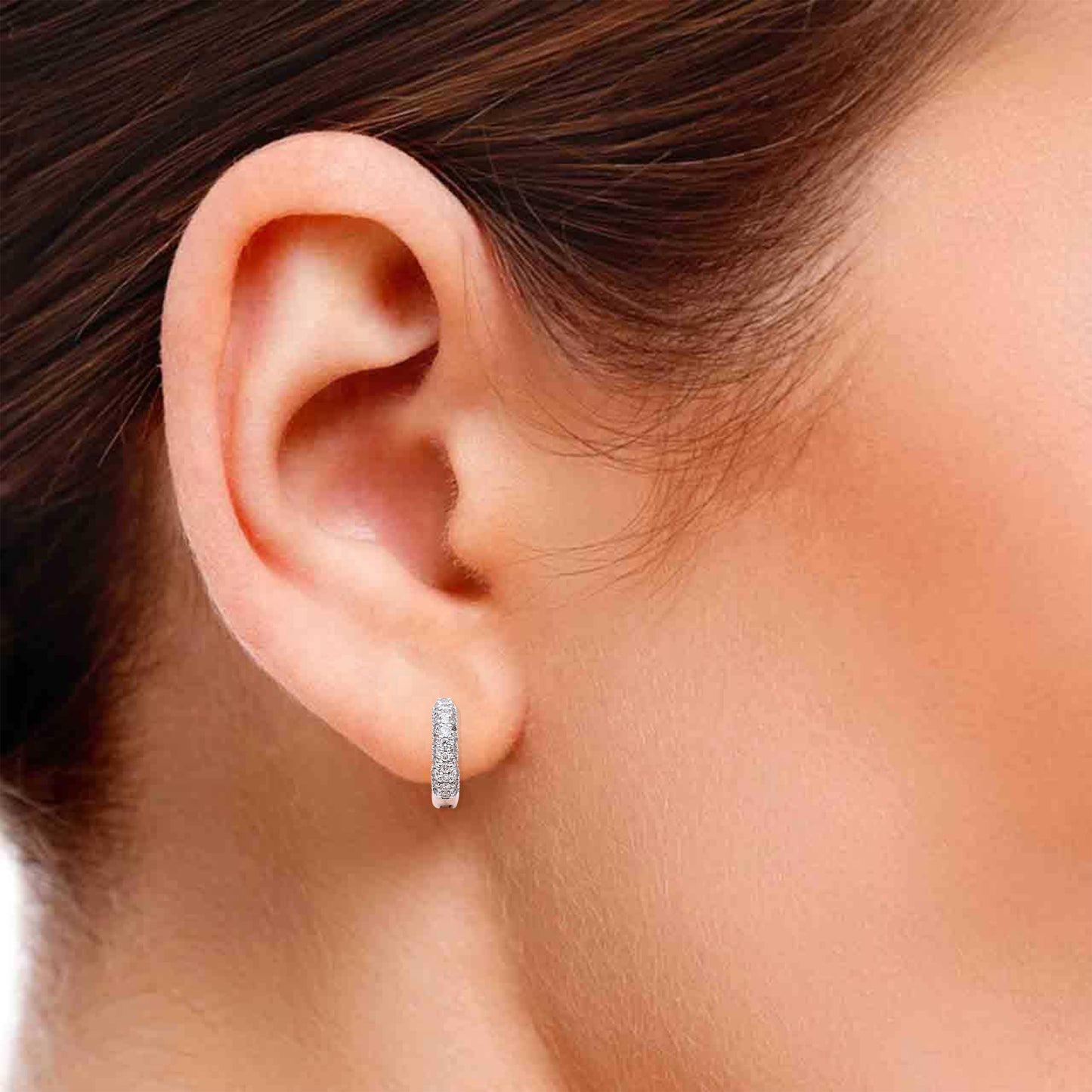 The Kelly Diamond Hoops