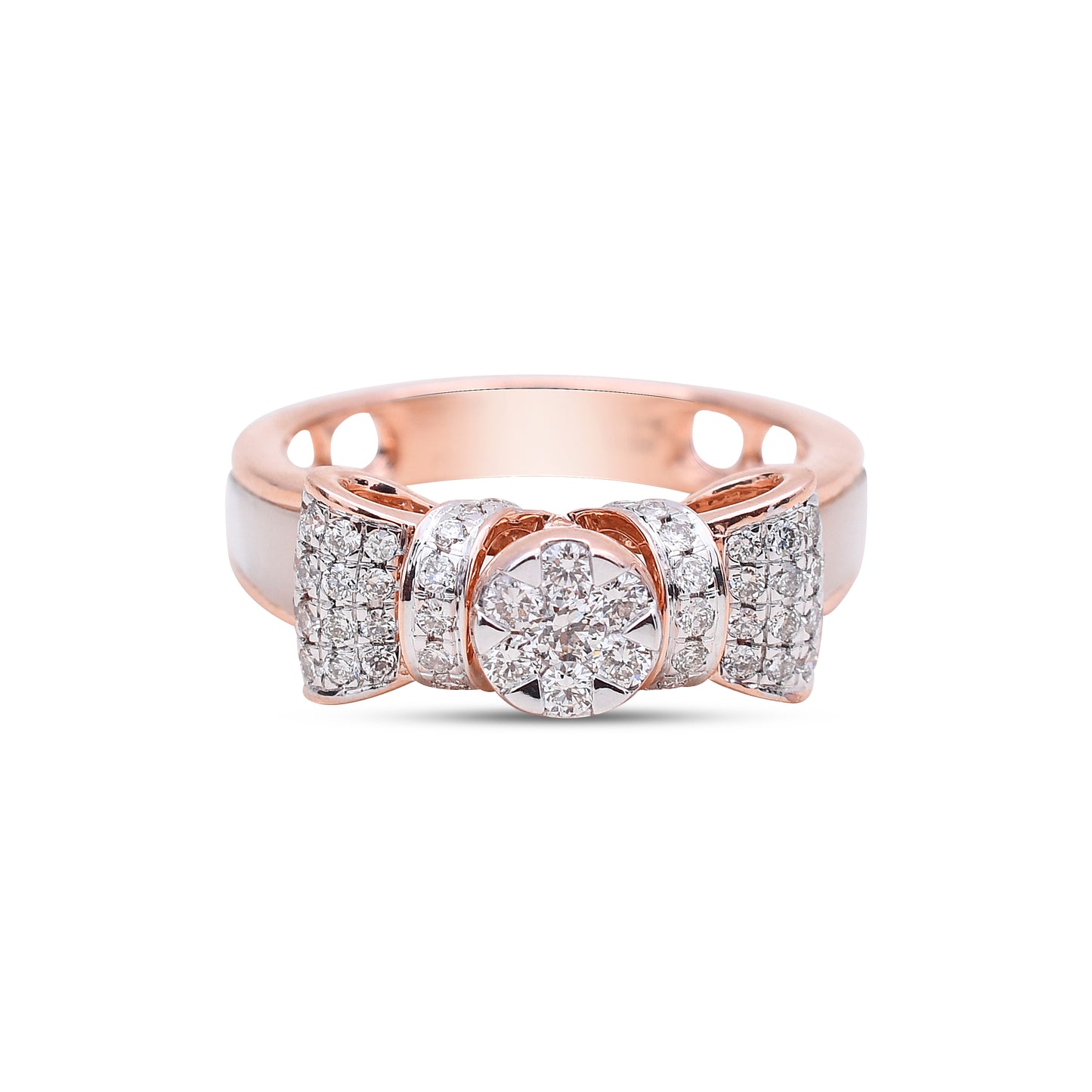 The Rose Ribbon Diamond Ring