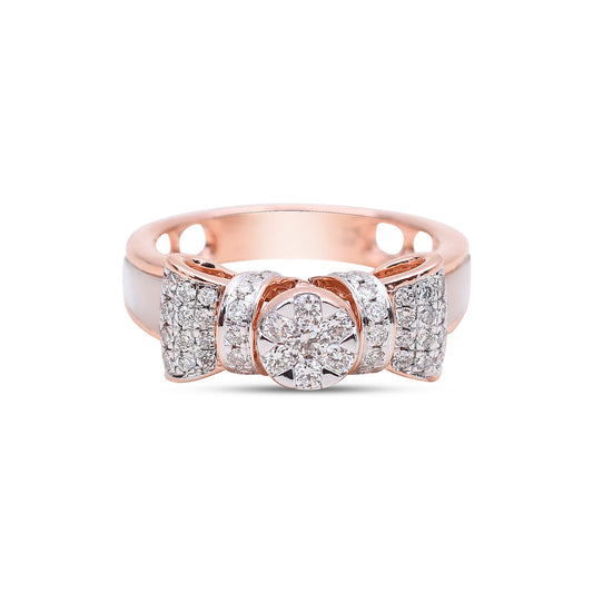 The Rose Ribbon Diamond Ring