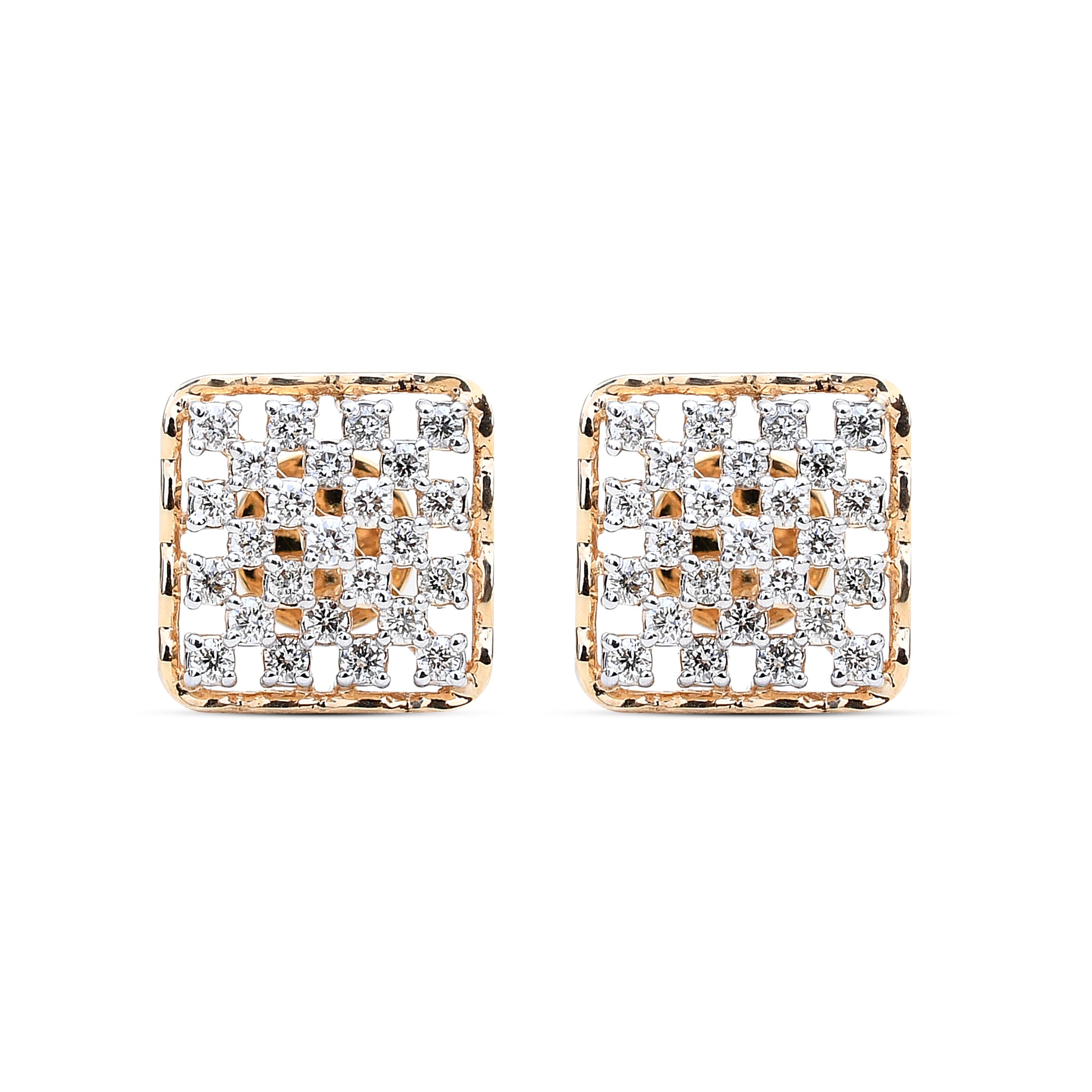 Triune Sparkle Diamond Ring by Sonir - A stunning display of 50 diamonds set in radiant 14K/18K yellow gold, exuding timeless elegance and sophistication.