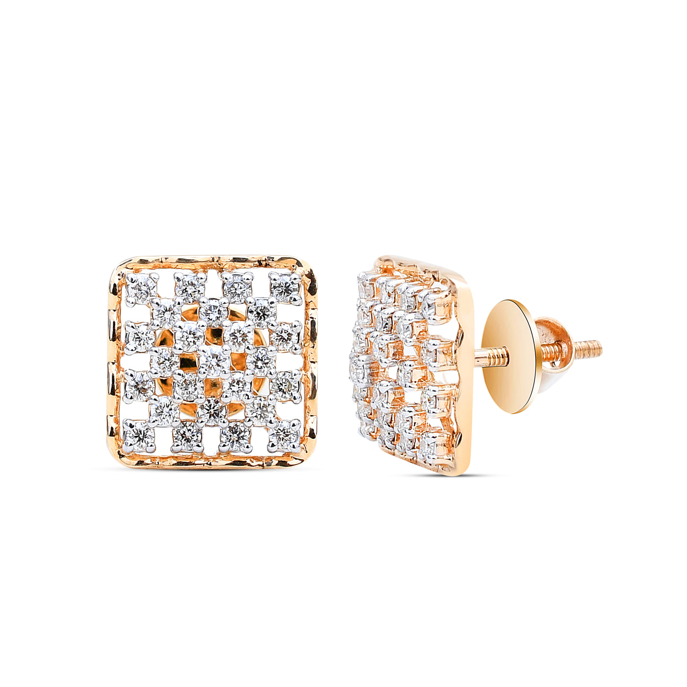 Diamond Studs - The Angelina Diamond Studs