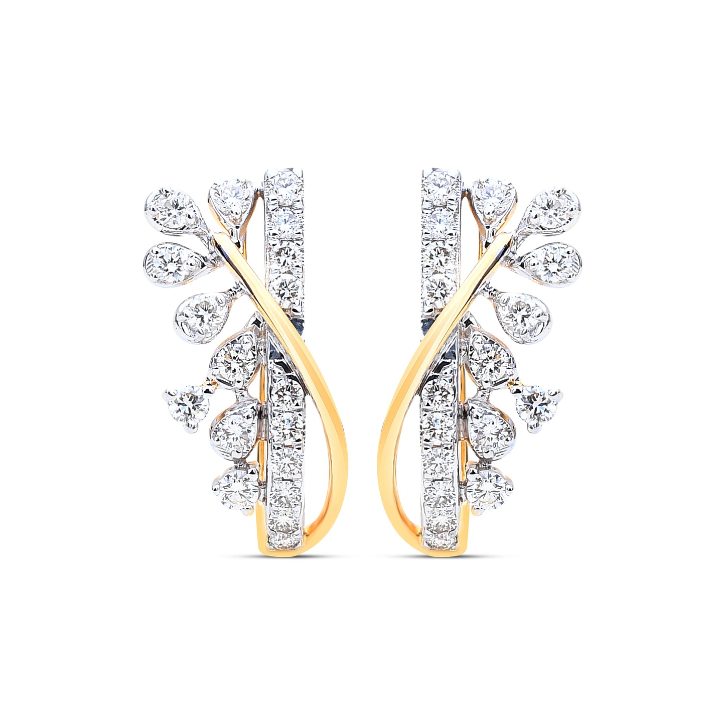 Kiara Diamond Hoops - Radiant elegance from Sonir.