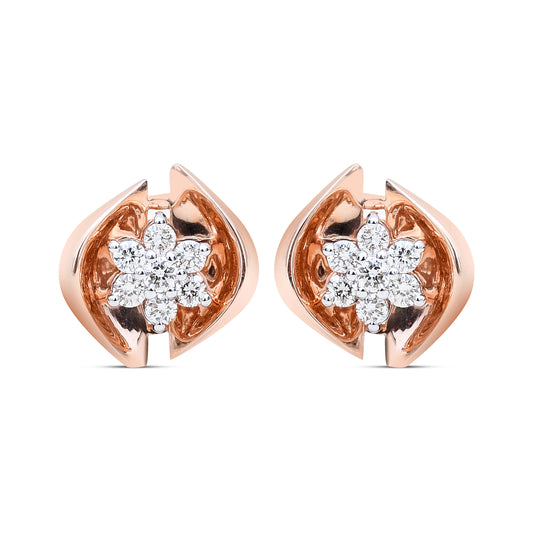 Cassia Diamond Studs - Exquisite elegance and brilliance from Sonir.