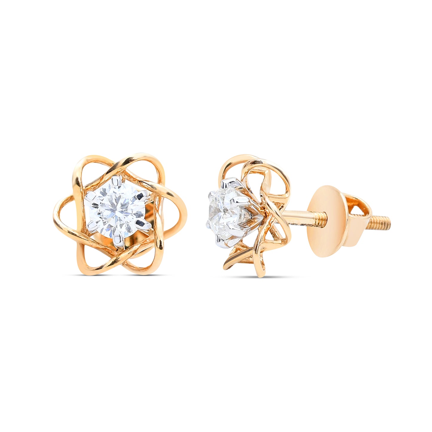 The Myra Diamond Solitaire Studs