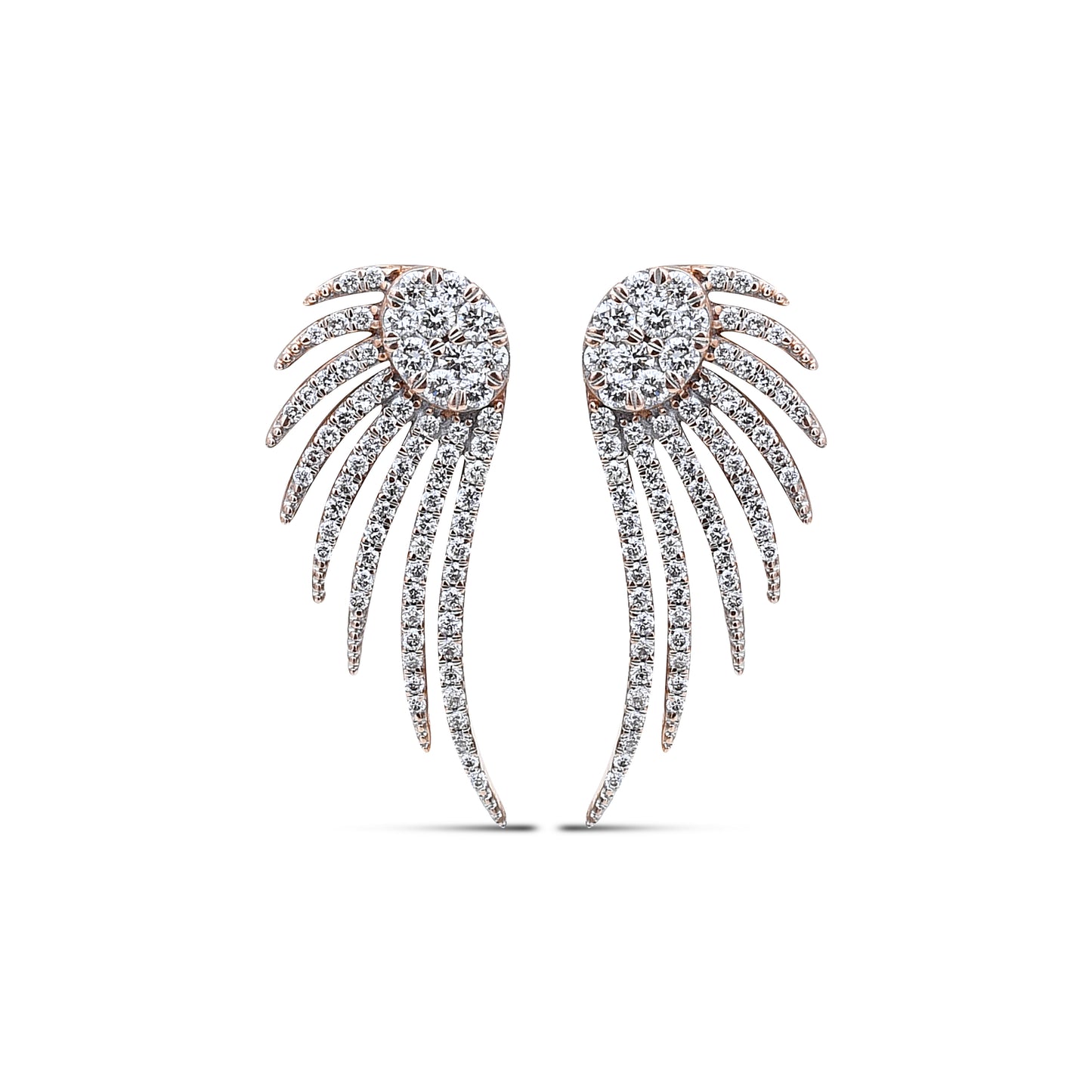 The Wings Of Desire Diamond Studs