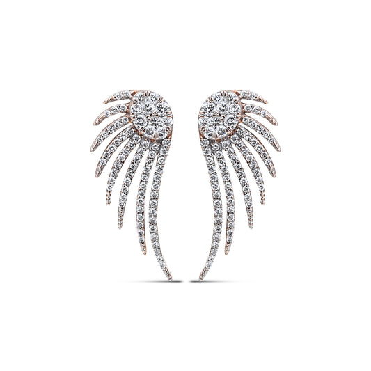 The Wings Of Desire Diamond Studs