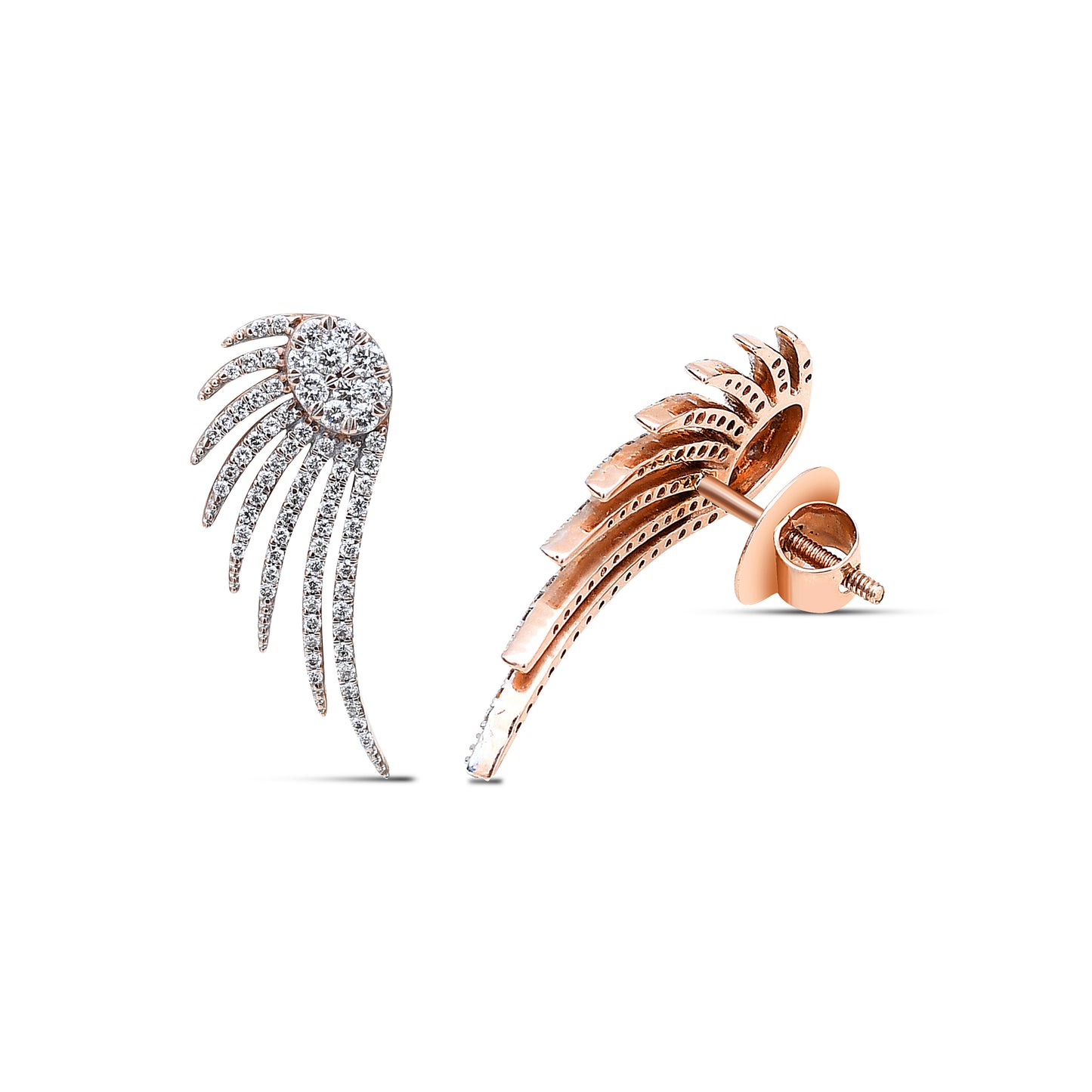 The Wings Of Desire Diamond Studs