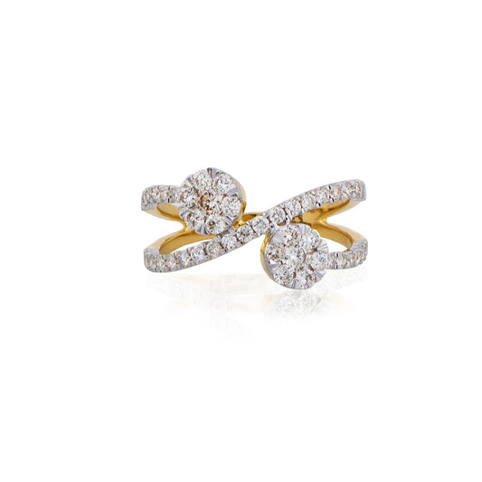 Crossroads Diamond Ring - Timeless elegance from Sonir.