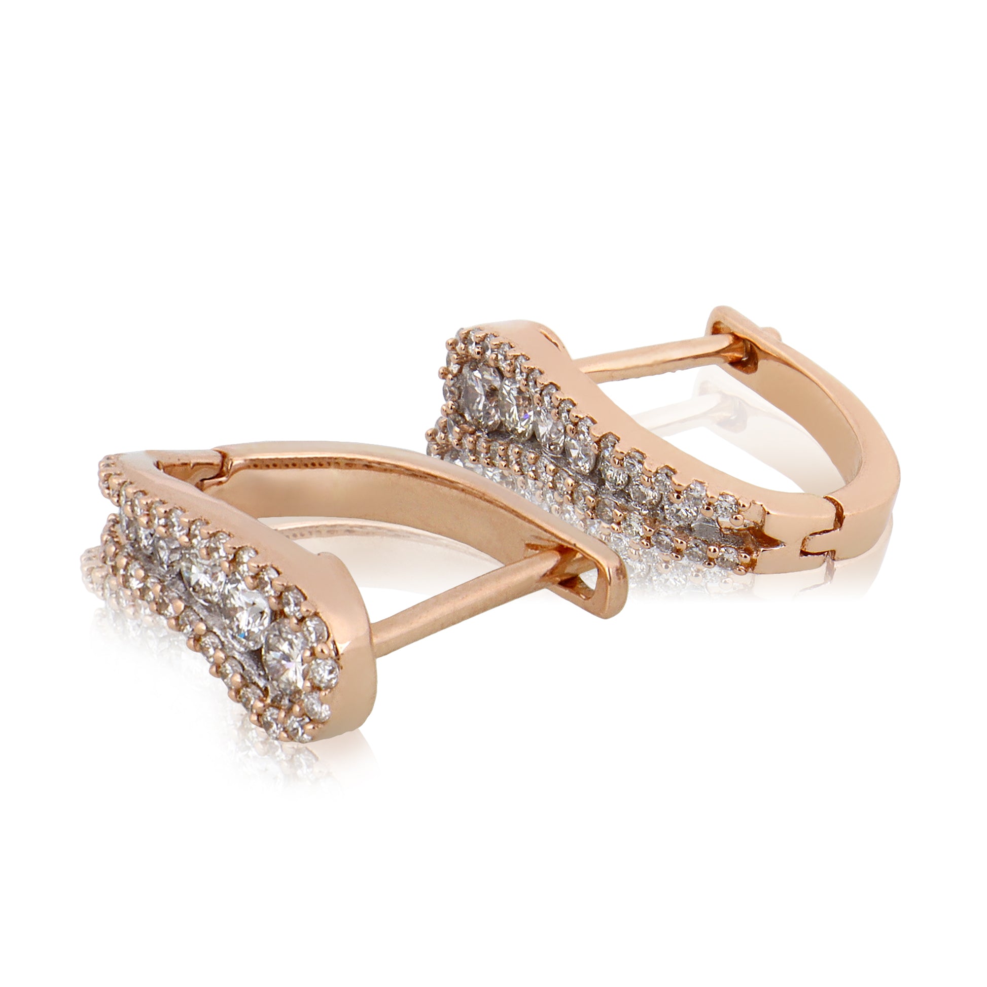"Emilia Diamond Hoops - Timeless elegance from Sonir.       "