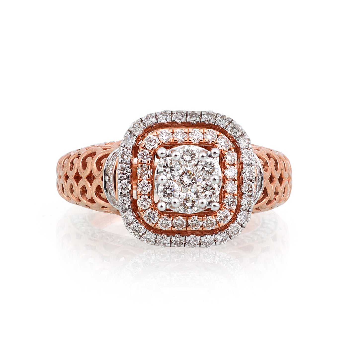 The Madonna Diamond Cocktail Ring