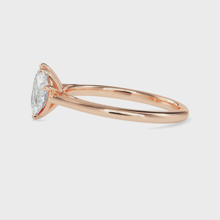 Pear Cut Toi et Moi Diamond Ring